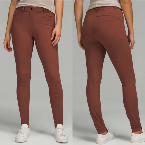 lululemon athletica Pants - Lululemon City Sleek Slim-Fit 5 Pocket High-Rise Pant Ancient Copper SZ 25